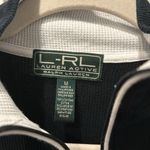 LAUREN ACTIVE Ralph Lauren 1/4 zip pullover Size M Navy Blue Preppy, Tennis Prep Size M Photo 5