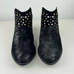 Seychelles SEY Collection Studded Black Distressed Leather Mules Women’s Size 8 Photo 1