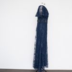 Mac Duggal Navy Embellished Evening Gown Photo 15