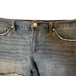Seven7  Women Blue Denim Frayed Hem Cutoff Shorts Size 14-16 Photo 1