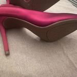 Jessica Simpson  Deep Red satin Women's Heels Brand new! Photo 2