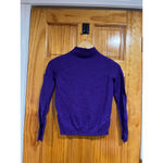 Sézane Womens Sezane 100% Merino Wool Purple Henley Jumper Size XXS SHRUNK Photo 3