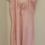 Light Pink Gingham Mini Dress Size XS Photo 0