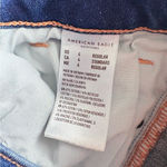 American Eagle Outfitters High Rise Skinny Kick Denim Jeans Blue Sz 4 Photo 9