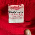 NWT Womens Midi Dress Sz Small Red Shark Bite Hem Bohochic Photo 4