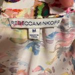 Rebecca Minkoff  Multicolor Abstract Cold Shoulder 3/4 Sleeve Blouse Photo 5