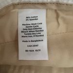 Talbots New  Simply Flattering Solid White Bermuda Shorts Size 8 Photo 4