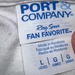 Port Authority  White Tee with Red and Black Print Photo 5