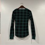 PINK - Victoria's Secret Victoria’s Secret PINK Green Plaid Sleep Shirt Small S Photo 2