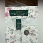Lauren Jeans Co. Ralph Lauren floral denim shorts sz 6 Pink Photo 1