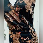 Simplee Apparel Simplee Black Size:XL Lace Up Halter Sequin Party Dress w/ side thigh High Split Photo 8