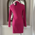 AFRM Ribbed Knit Collared Long Sleeve Button Front Shirt Photo 4