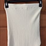 Glassons  Size Extra Small Women's Teen Girl Elegant Cream Ribbed Maxi Slit Skirt Photo 2