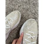 Sorel  Women's 7 Explorer Blitz Stride Lace Sneakers Cream Knit Mesh Athletic Gym Photo 9