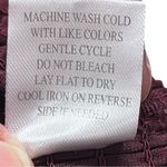 Almost Famous Velour Smocked Burgundy Top Size XL Dark Academia Witchy Gothic Photo 6