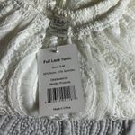 LIldy Full Lace Tunic Elegant ivory Lace Blouse size S White Photo 7