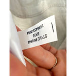 Madewell | NWT Linen Pleated Shell Top in Oat | Sz S Photo 7