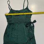 Wild Fable  green satin wrap dress Photo 3