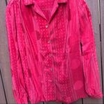 ALAN AUSTIN of Beverly Hills, c1970s silk top, made in Italy, size 38 Photo 3