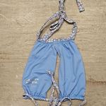 frankie's bikinis 💕💕 Cupid High Neck Bikini Top Springtime Print ~ Large L NWOT Photo 4