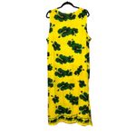 I.G. Sport XX Large Yellow Green Hibiscus Floral Sleeveless Maxi Dress Size XXL Photo 7