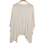 Lululemon Divinity Poncho Sweater Shawl Scarf Cream Cashmere Knit Womens Top Photo 0