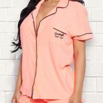 Not Tired Women’s Small “Good Nighty” Collared Button Down Pajama Sleep Top Photo 9