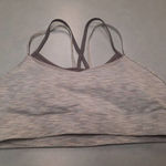 Zyia  Active Luxe Strappy Sports Bra Size Medium Heathered Gray M Photo 0