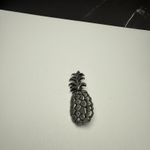 Metzke Pineapple Fruit Brooch Pin Pewter Tone Signed Silver Photo 9