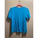 Life is Good  Blue T-Shirt Woman’s Size Medium-Flaw Small Hole On Back Photo 6