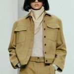 ZARA SRPLS Utility Jean Jacket in Tan/Brown Color Size XS NEW Photo 0