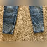 White House | Black Market Embroidered Ankle Jeans Medium Wash Distressed Size 4 Photo 3