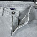 Patagonia SZ 28 Corduroy Pants Stretch Low-Rise Zip-Fly Organic Cotton Lt. Gray Photo 5