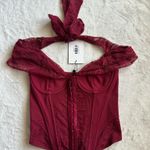 Generation Outcast Clothing Outcast Clothing Philippa Top Deep Red Photo 4