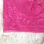 Free People INTIMATELY Pink Lace Bra Underwire Longline Sorrento Size 32C New Photo 4