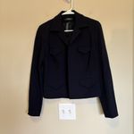 Ralph Lauren Lauren‎  Blazer Womens Size 6 Navy Blue Preppy Wool Blend Jacket Photo 1