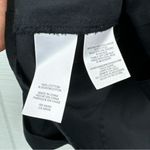 Anne Klein  Black Cotton Long Sleeve Button Up V-neck Top Blouse 10 Photo 6