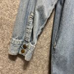 NorthStyle Denim Shirt Dress Long Sleeve Button Front Midi Blue Jean L Pockets Size undefined Photo 8