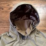 B by Burton Women's Jacket XS Olive Green Black Hooded Quilted Coat Snowboard Photo 9