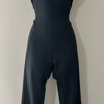 Victoria's Secret Victoria's‎ Secret Black Jumpsuit Sleeveless Criss Cross Back XL Photo 0