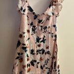 Gypsies & Moondust Womens Mini Dress M Medium Floral Peach & Navy Blue Photo 5