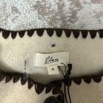 Elan  Puna Blanket Jacket Size Small NWT - Tan/Brown Photo 1