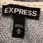 EXPRESS  peplum grey zip up sweater. Size medium Photo 2