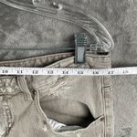 Free People  Distressed Skinny Jeans Women’s W31 Khaki Green Stone Washed Y2K Photo 3