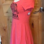 Bongo Coral California Print Sexy Bk DRESS NWT M Photo 2