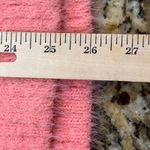 Lucky Brand  Women Medium Barbiecore Pink Fuzzy V-Neck Taylor Swift Sweater‎ Photo 4