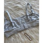 SKIMS  Cotton Jersey Maternity Nursing Scoop Bralette  Light Heather Grey Size 2X Photo 6