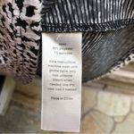 Hutch Anthropologie  Textured Fit &  Flare Dress White Black Print Large Photo 4