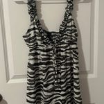 Animal Print Mini Dress Gray Photo 1