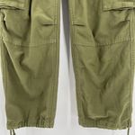 TNA Aritzia Supply Cargo Pants Green Heavyweight Cotton Baggy Women’s Size 0 Photo 3